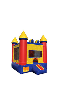 Un jeu gonflable pour amuser les enfants.